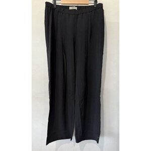 $283 Humanoid Women’s Large L Black Viscose Pull-on Casual Pants Wife Leg